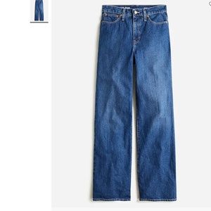 High waist wide leg JCrew jeans